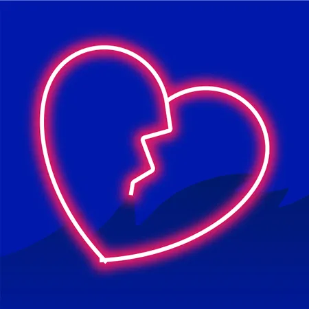 Neon heart